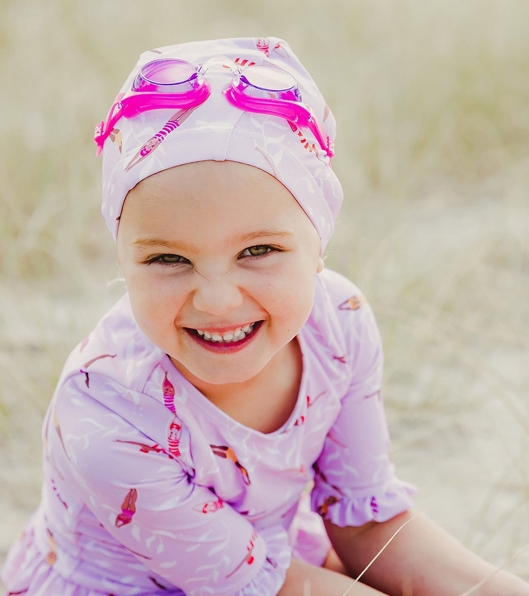 Snapper Rock Girls' Diving Diva Skirted One Piece Swimsuit (Baby, Toddler)