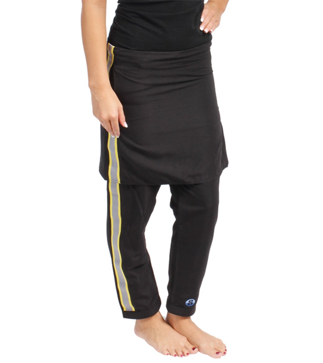 Splashgear La Femme One Piece Swimsuit Petite Inseam Skirted Bottom