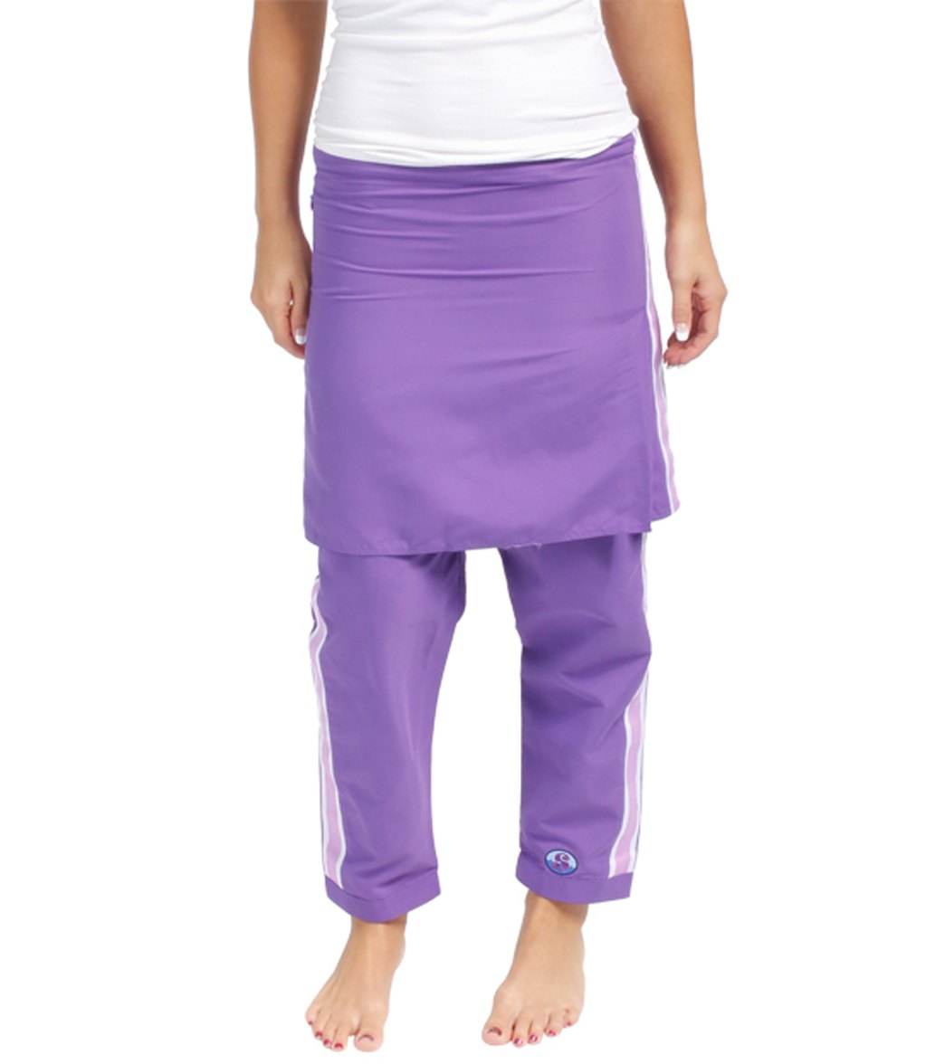 Splashgear La Femme One Piece Swimsuit Petite Inseam Skirted Bottom