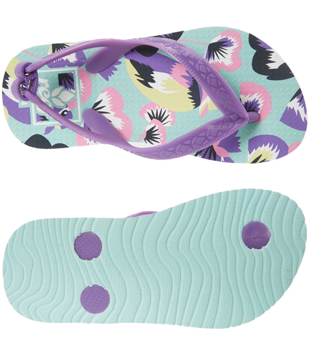 Reef Girls' Mini Escape Printed Flip Flop