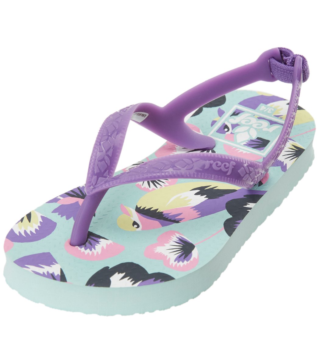 Reef Girls' Mini Escape Printed Flip Flop