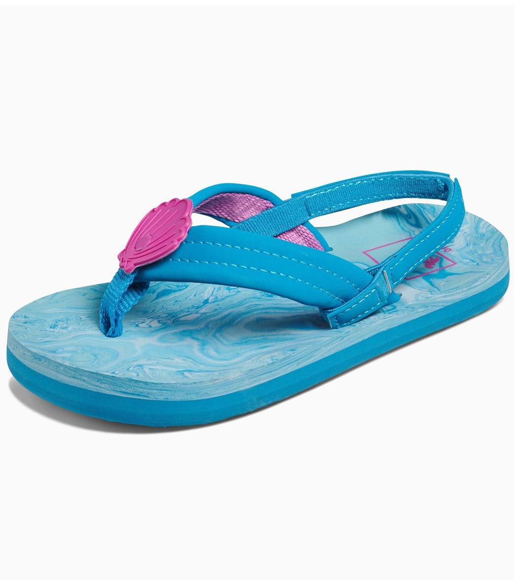 Reef Girls' Little Ahi Swirl Sandal (Toddler, Little Kid)