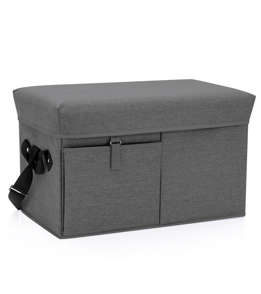 Picnic Time Ottoman Cooler with Trolley