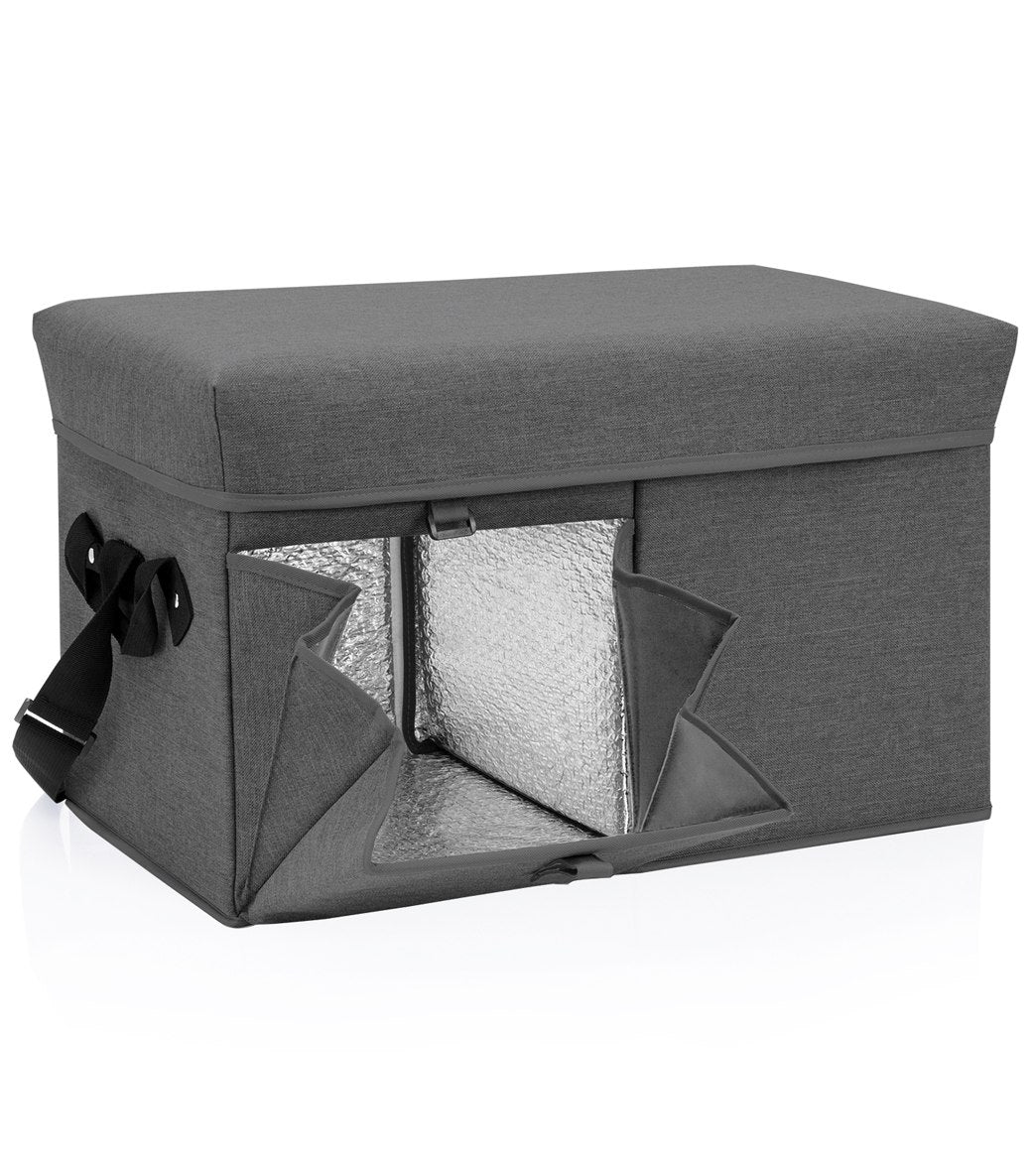 Picnic Time Ottoman Cooler with Trolley