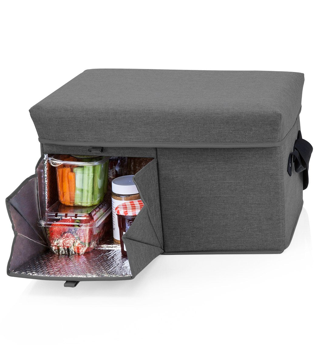 Picnic Time Ottoman Cooler with Trolley