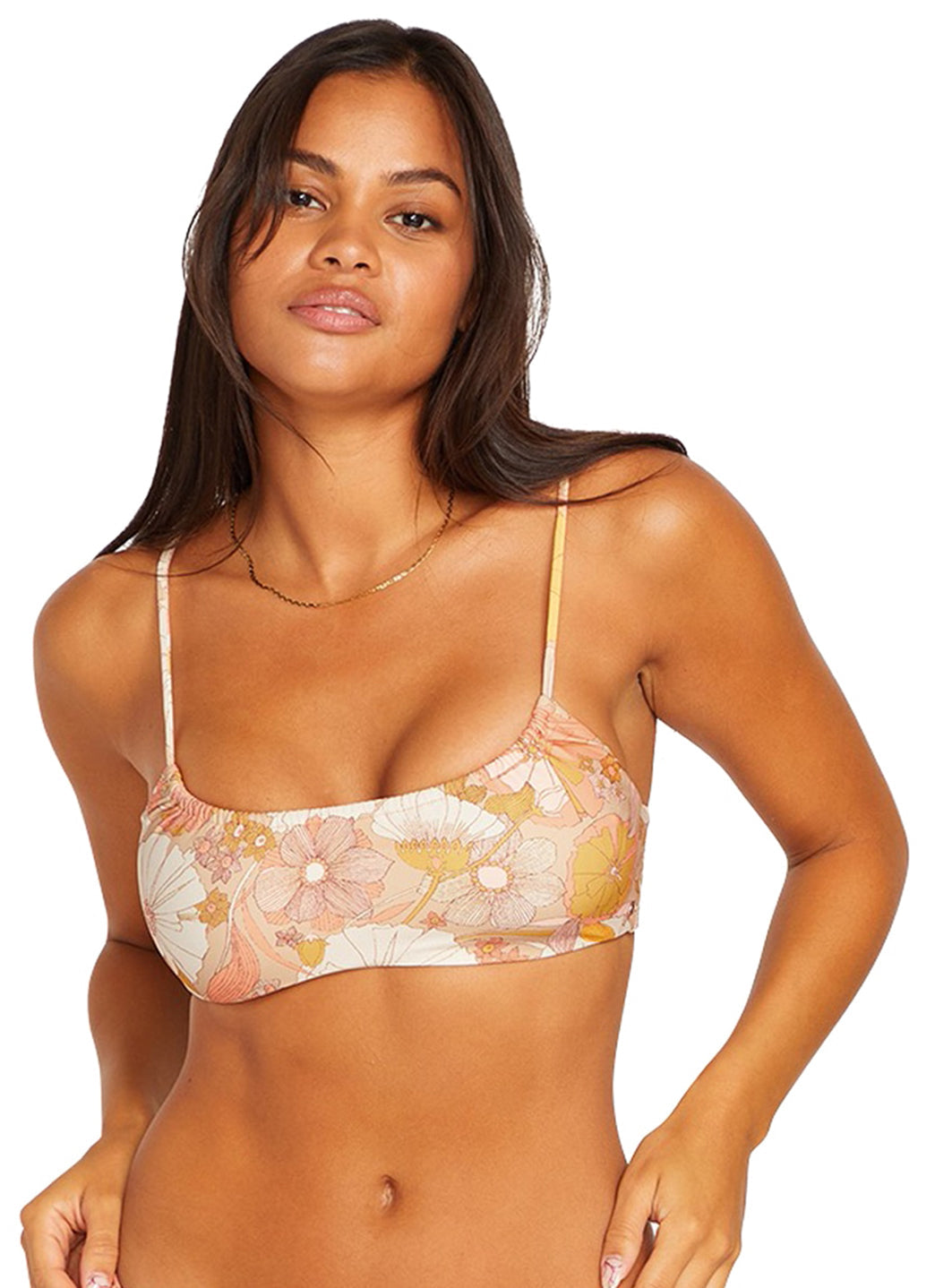 Volcom Women's Bloom Shaka Scoop Bikini Top