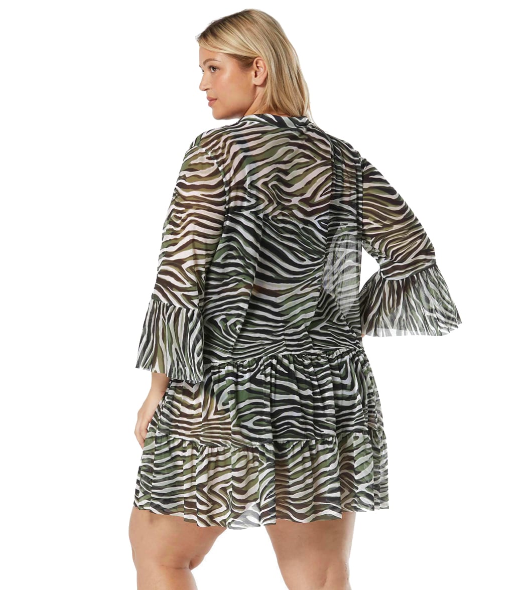 Coco Reef Women's Wild Zebra Enchant Cover Up Dress