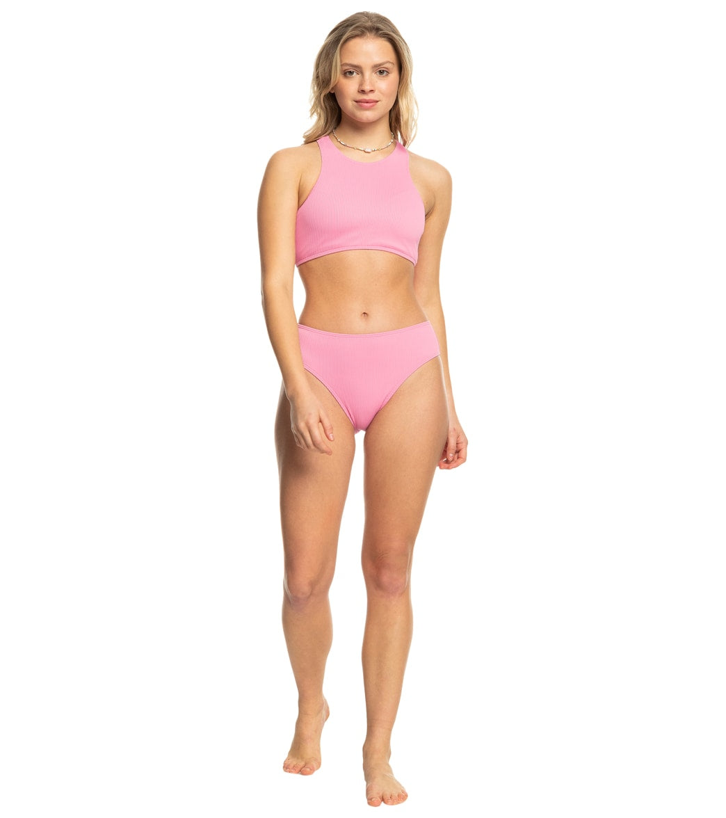 Roxy Women's Roxy Active SD Rib Highleg Bikini Bottom