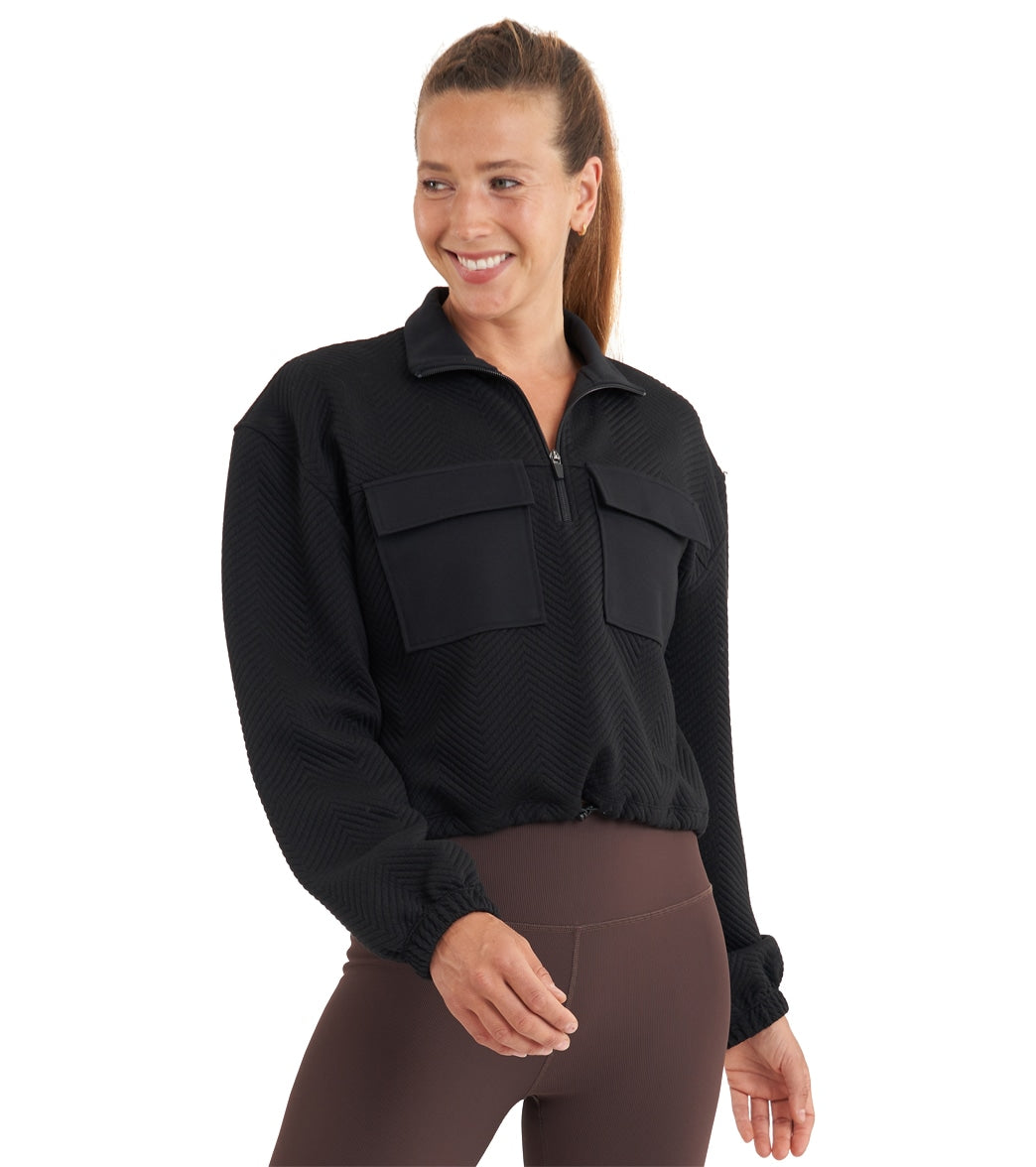 Thrive Societe Patch Pocket Pullover