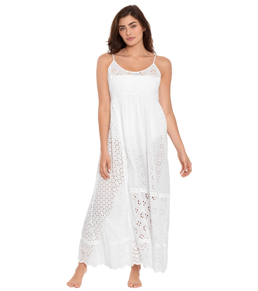 Polo Ralph Lauren Women's Madras Patchwork Maxi Cover Up Dress