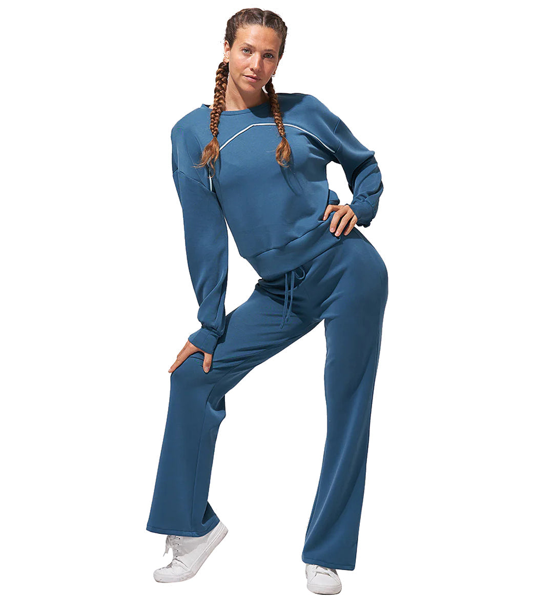 Thrive Societe Piped Blouson Pullover