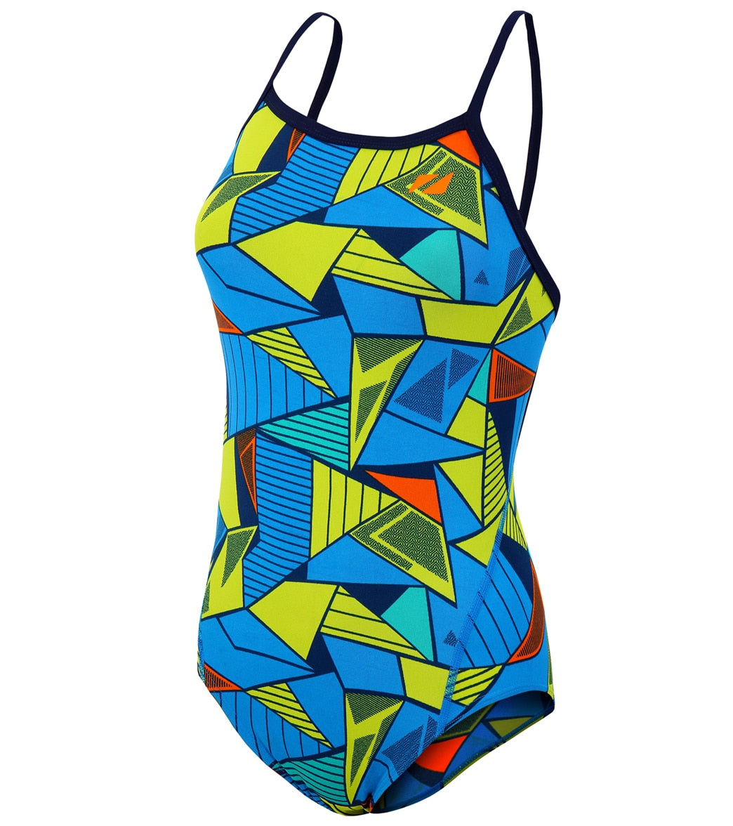 Zone3 Girls Strap Back Prism 2.0 Swimsuit