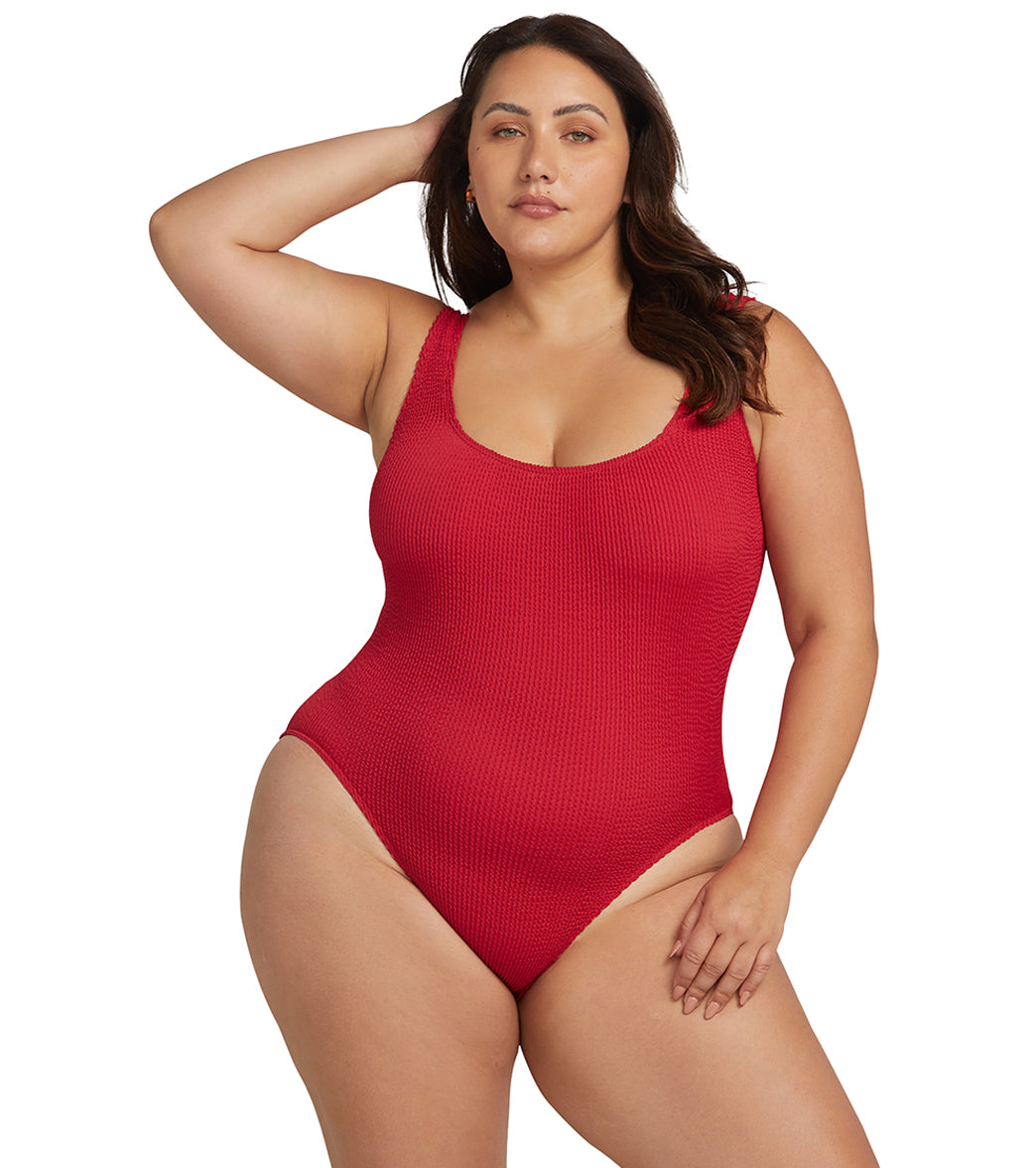 Artesands Woman's One Size Arte Kahlo Crinkle Knit One Piece Swimsuit