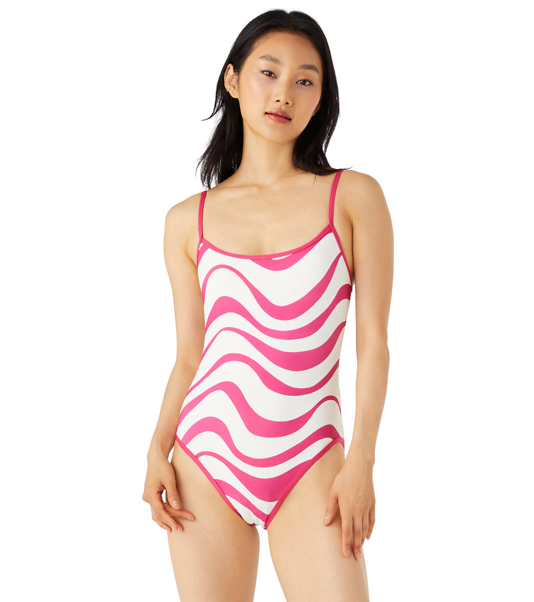 Kate Spade New York Women's Wave One Piece Swimsuit