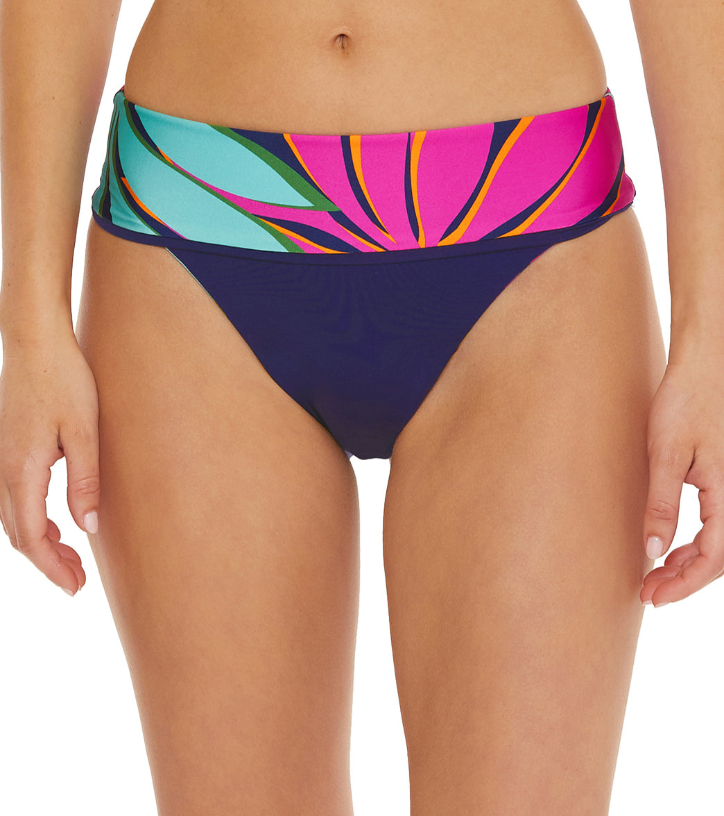 Trina Turk Women's Wailea Reversible High Waisted Bikini Bottom