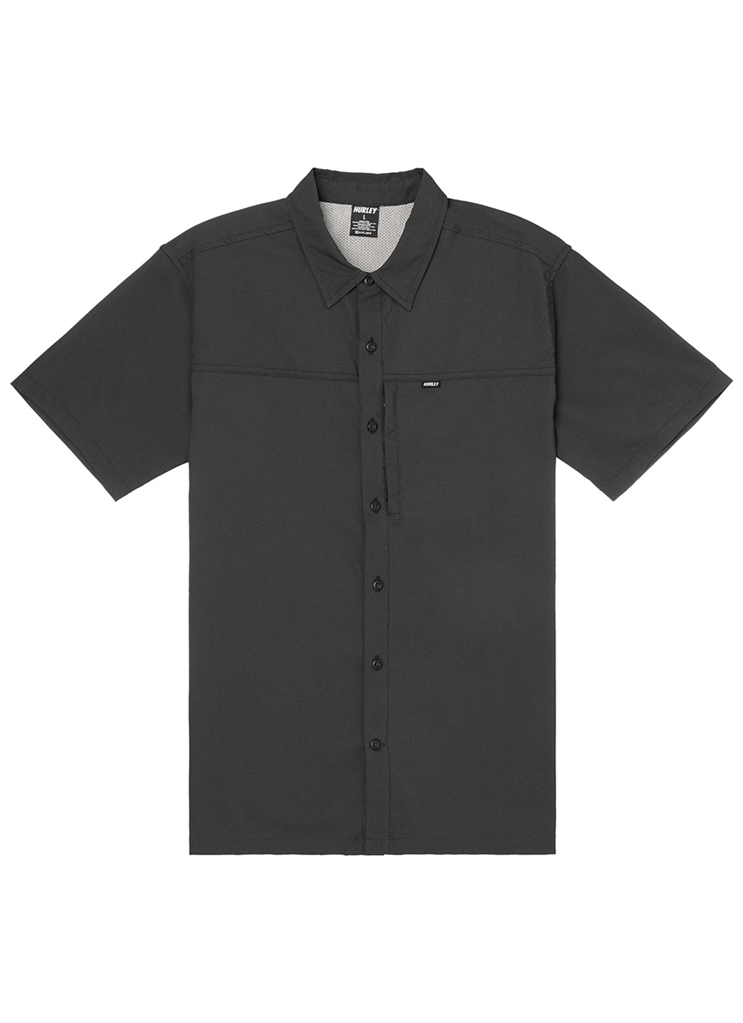 Hurley Men's H2O-Dri Rincon Sierra Short Sleeve Button-Up Shirt