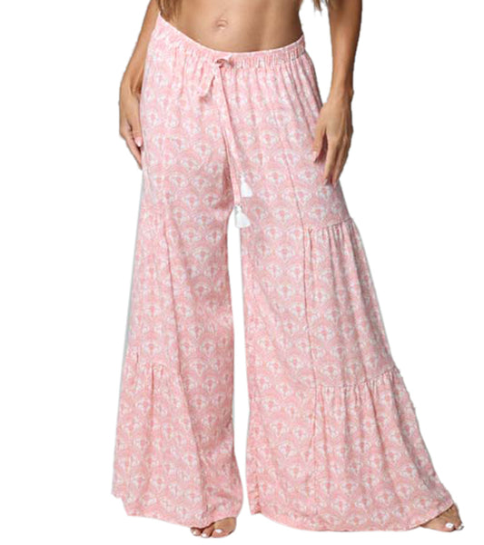 J.Valdi Women's Petals Tulum Tiered Pant
