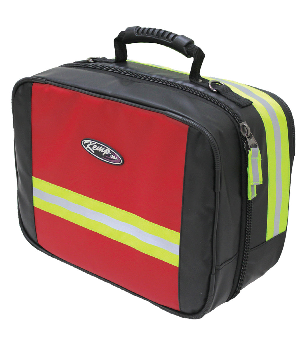 KEMP USA Fluid-Resistant Tarpaulin Large Responder Bag with Medication Pouches