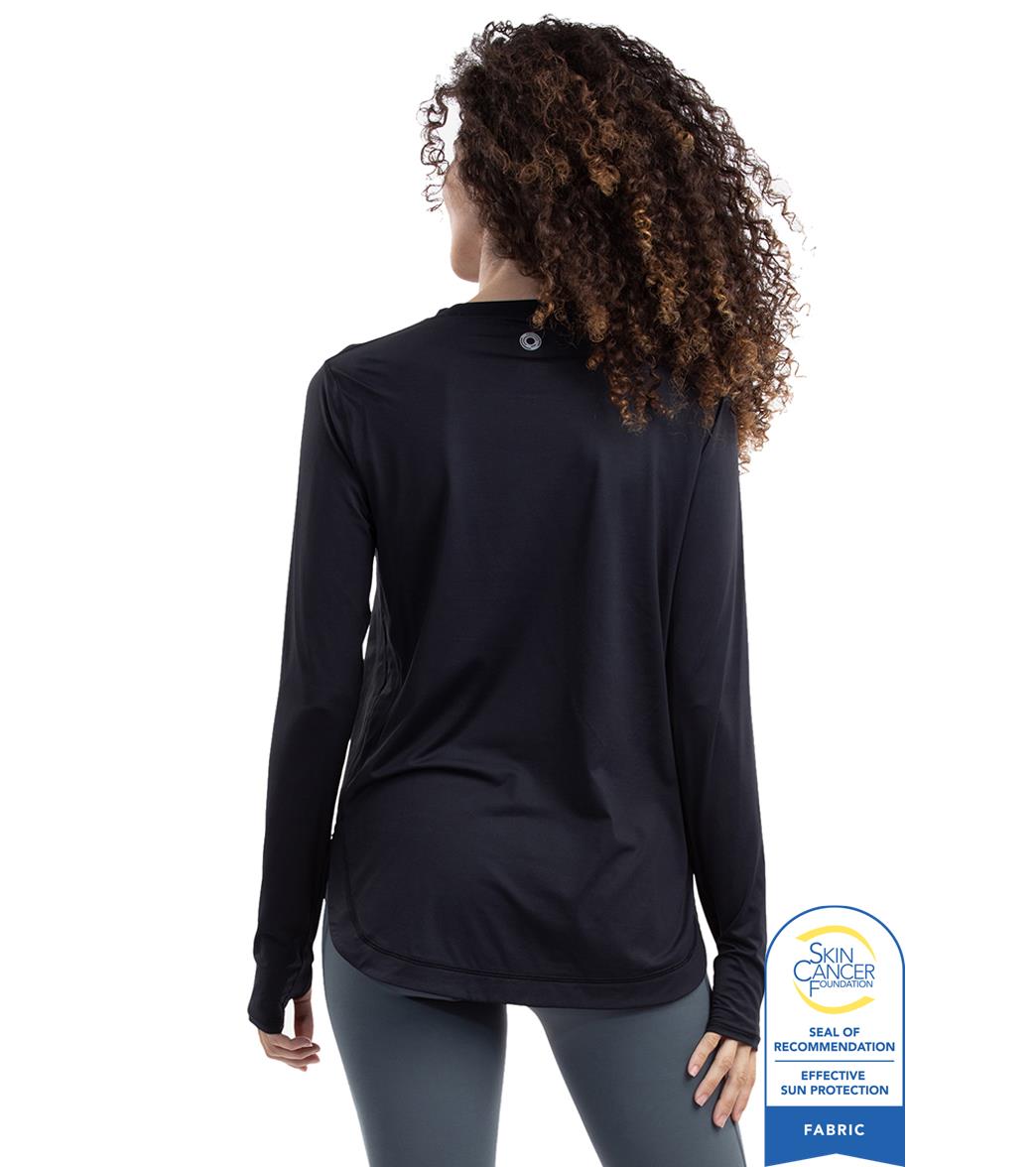 Bloq UV Women's Relaxed Scallop Long Sleeve UPF 50 Sun Shirt