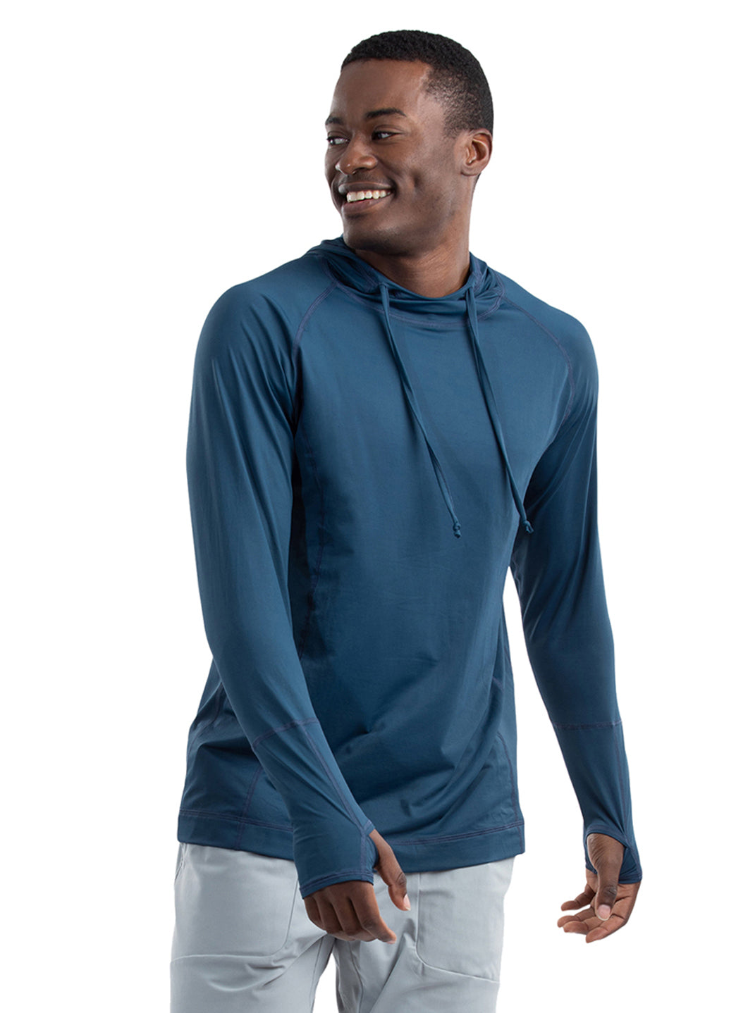 Bloq UV Unisex UPF 50 Pullover Hooded Swim Shirt