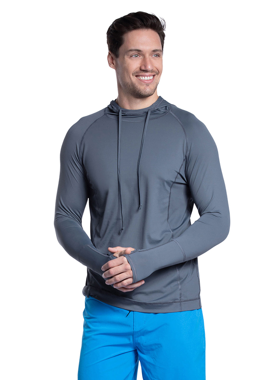 Bloq UV Unisex UPF 50 Pullover Hooded Swim Shirt