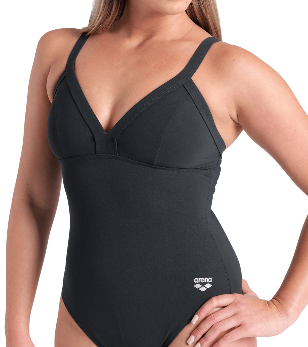 Arena Women's Lara Soft Curve Back One Piece Swimsuit