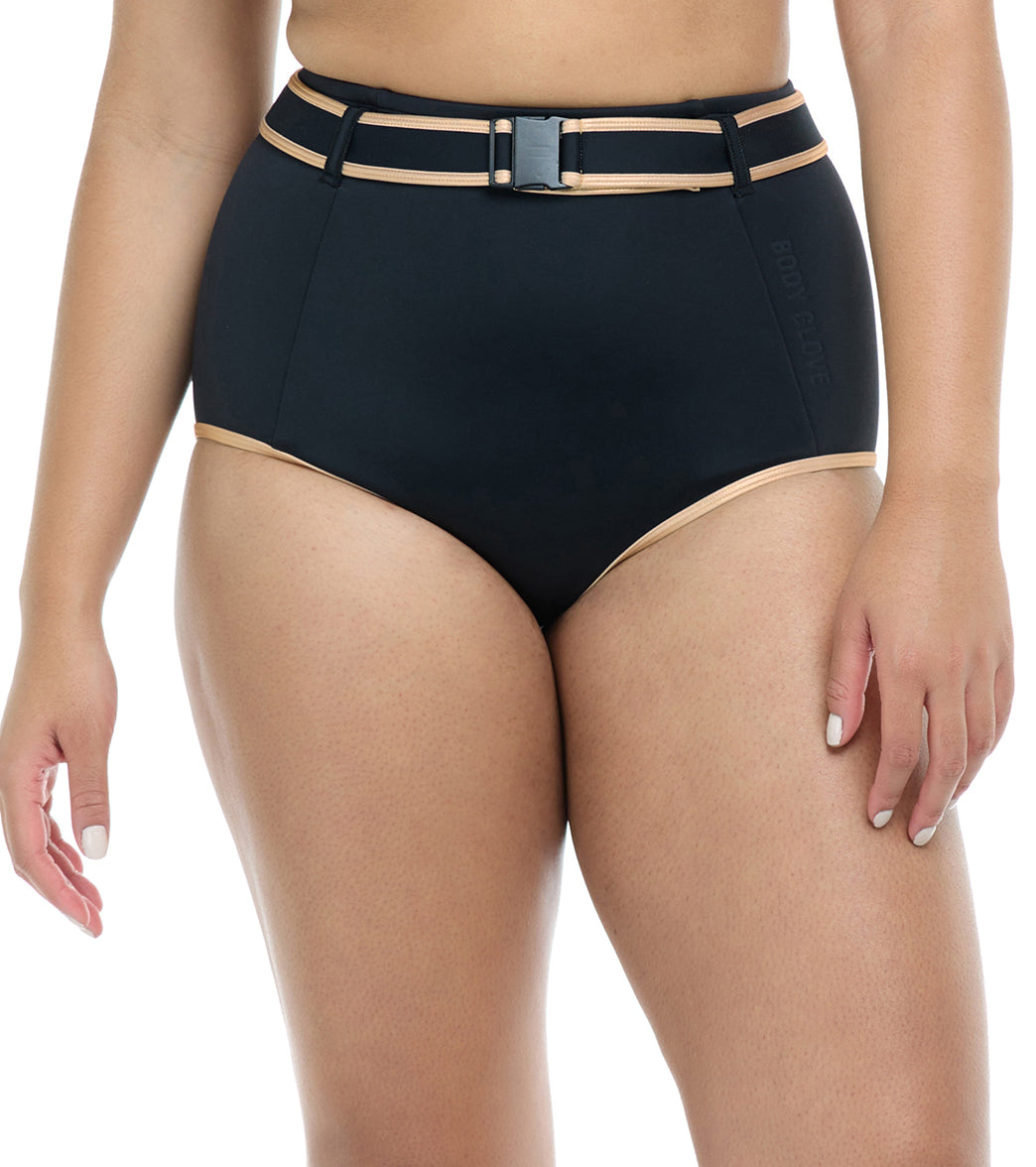 Body Glove Women's Undersea Raquel High Waist Bikini Bottom