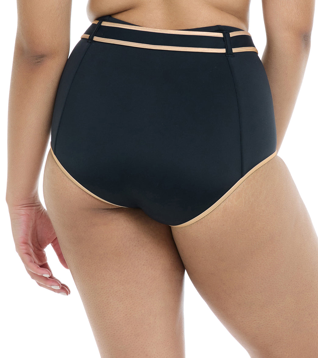 Body Glove Women's Undersea Raquel High Waist Bikini Bottom