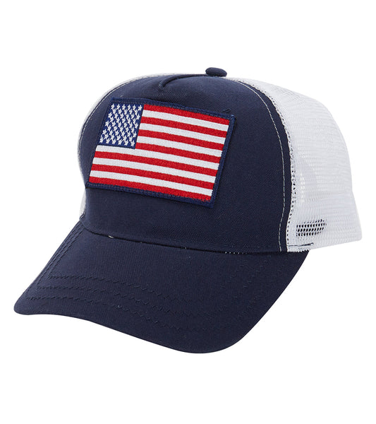 Peter Grimm Rushmore Patriotic Americana 3" Brim Adjustable Trucker Hat