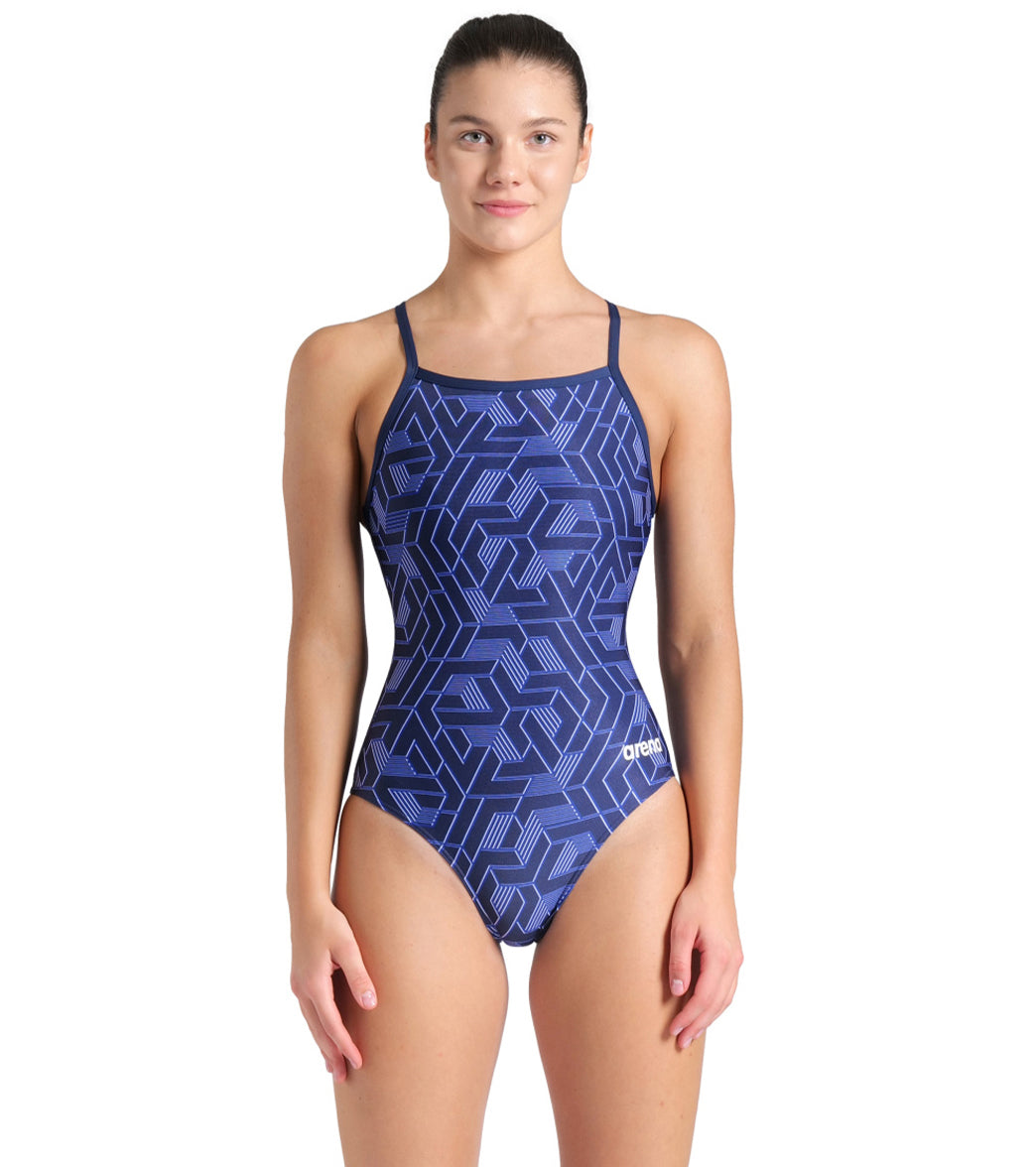 Arena Women's Escape Lightdrop Back One Piece Swimsuit