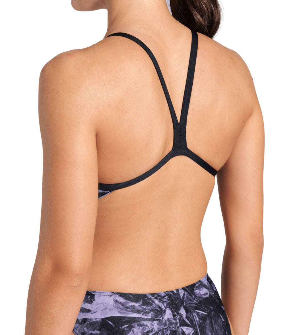 Arena Women's Team Crackle Challenge Back One Piece Swimsuit