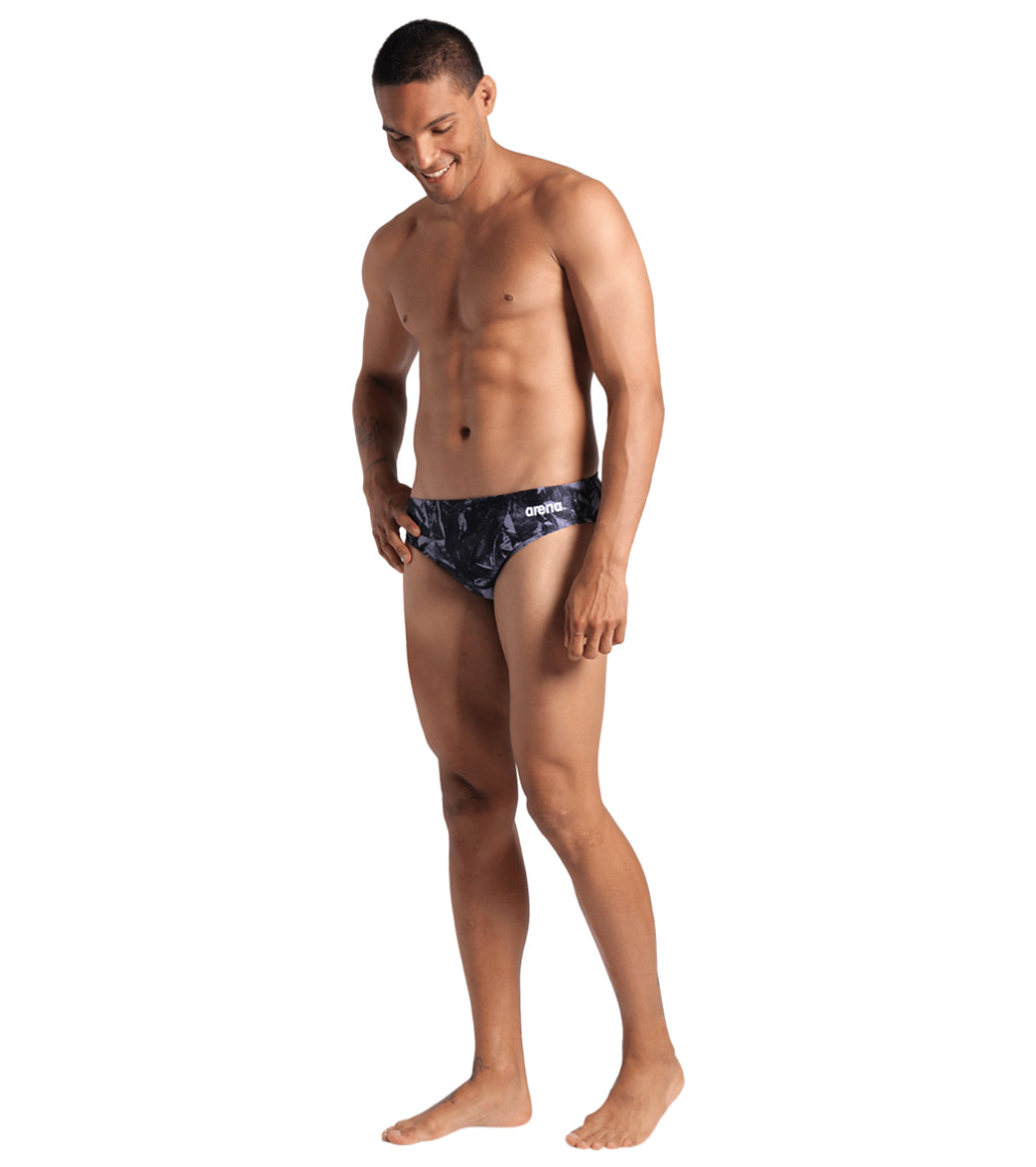Arena Men's Team Crackle Brief Swimsuit