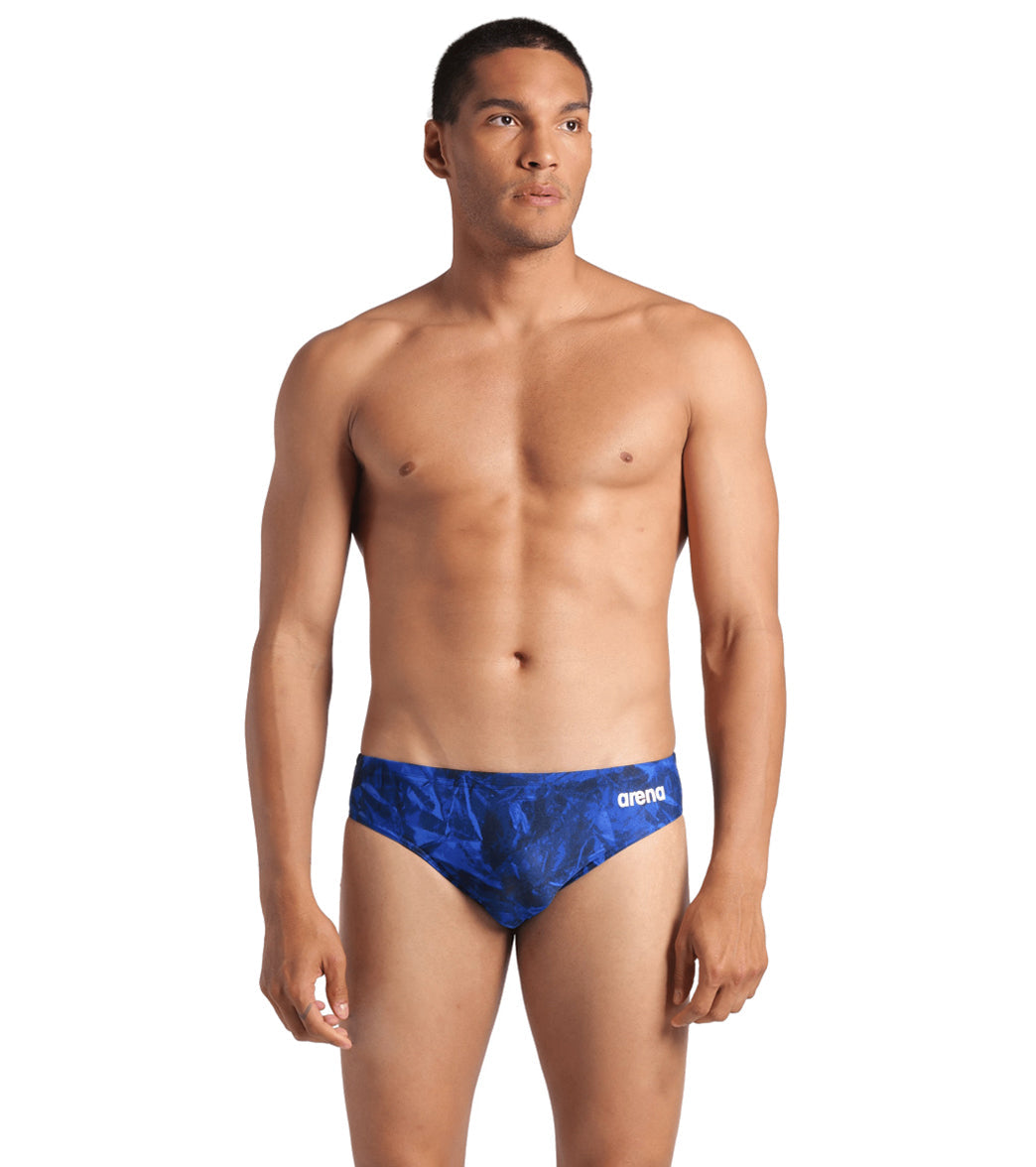 Arena Men's Team Crackle Brief Swimsuit