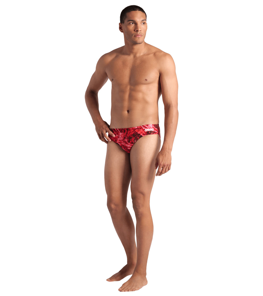 Arena Men's Team Crackle Brief Swimsuit