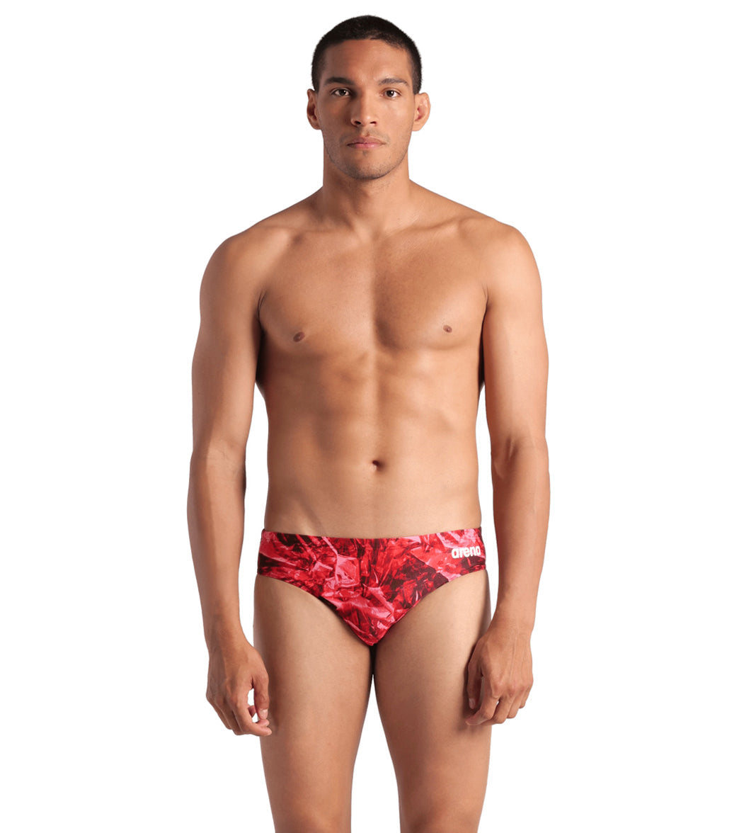 Arena Men's Team Crackle Brief Swimsuit