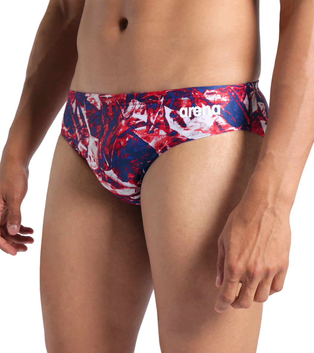 Arena Men's Team Crackle Brief Swimsuit