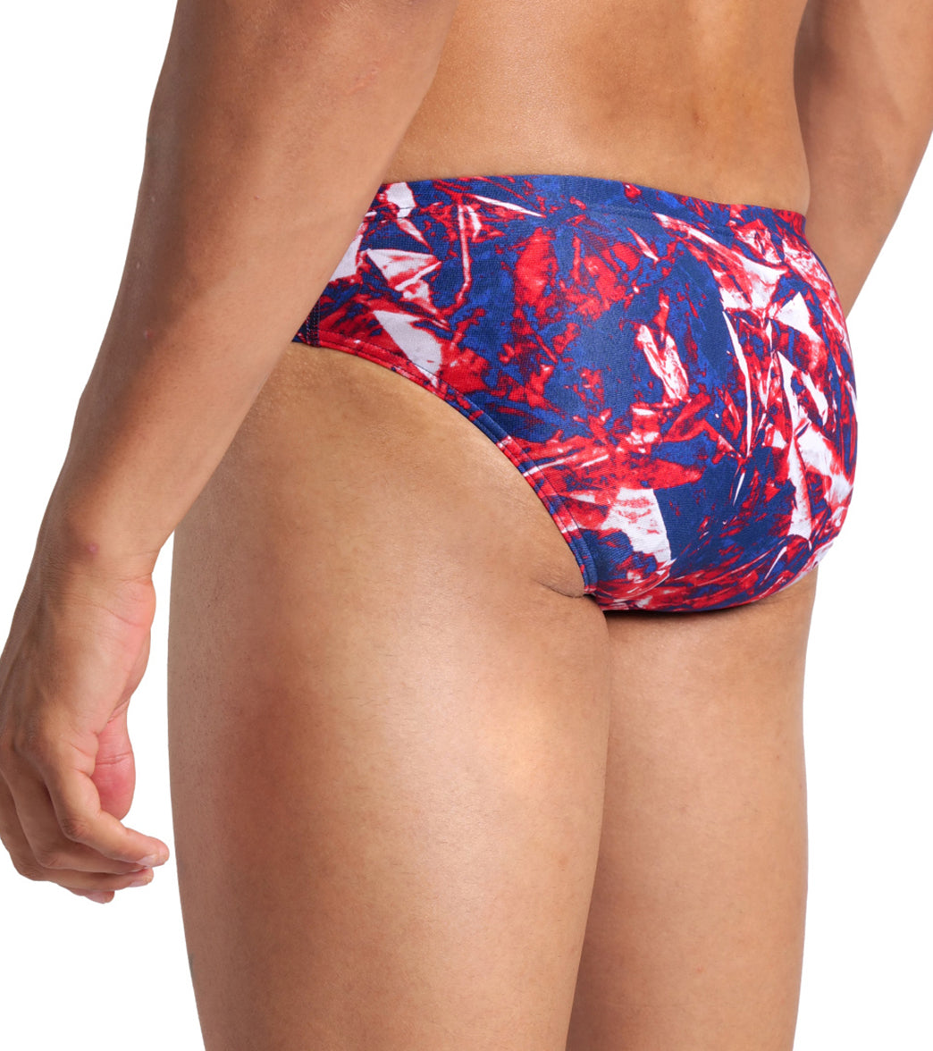 Arena Men's Team Crackle Brief Swimsuit