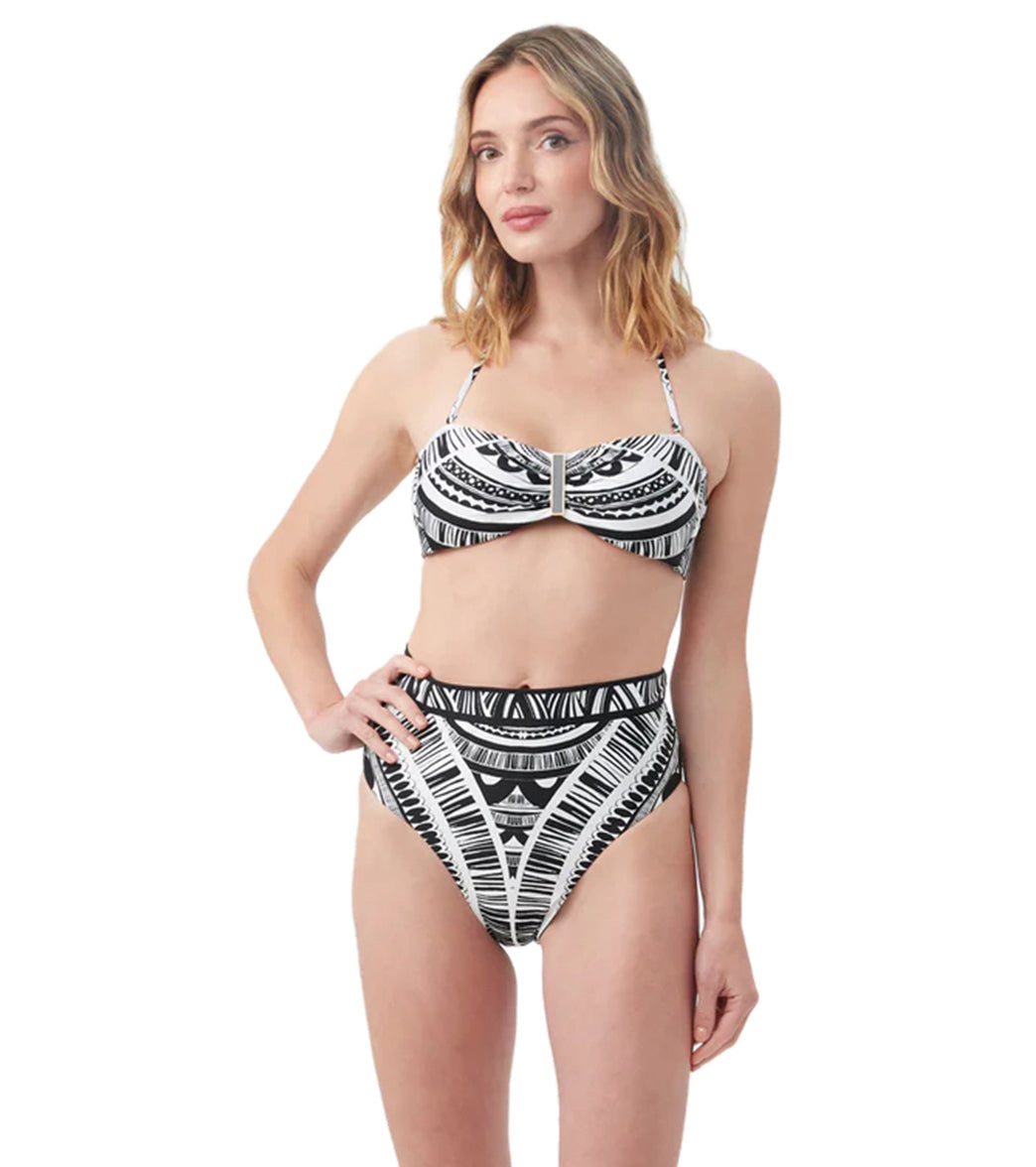 Trina Turk Women's Hula Molded Bandeau Bikini Top