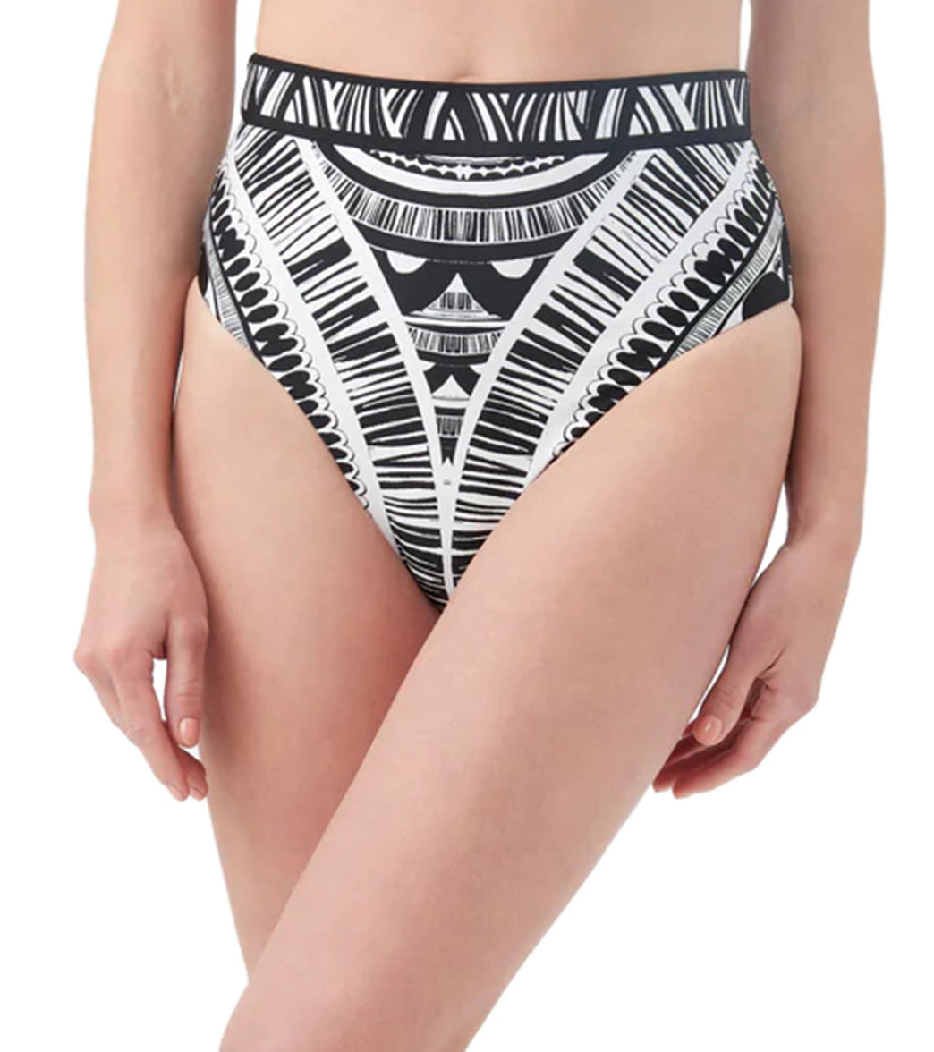 Trina Turk Womnen's Hula High Waisted Bikini Bottom