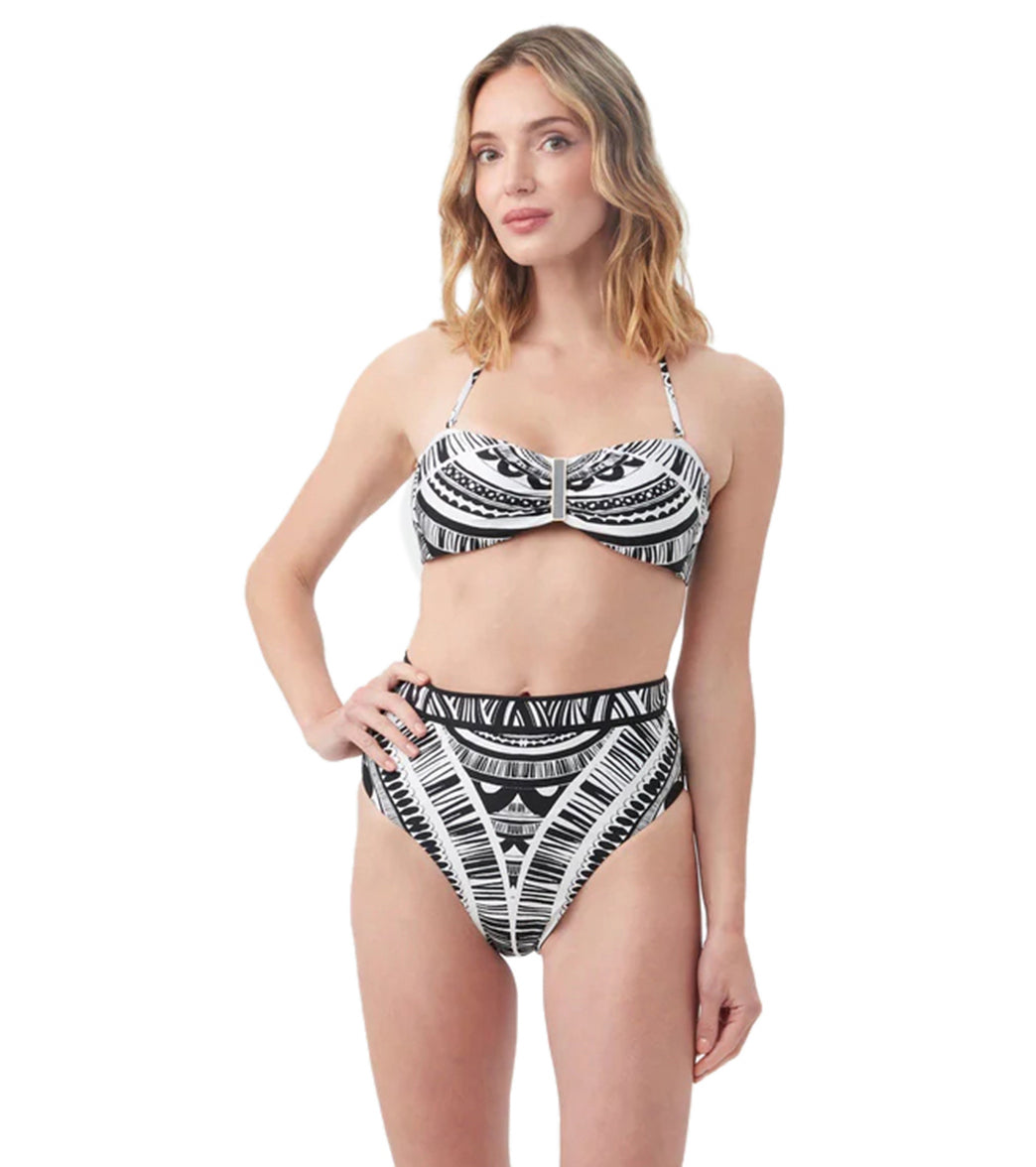 Trina Turk Womnen's Hula High Waisted Bikini Bottom
