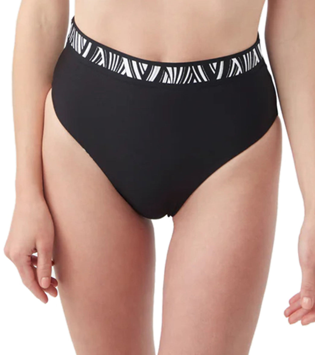 Trina Turk Womnen's Hula High Waisted Bikini Bottom