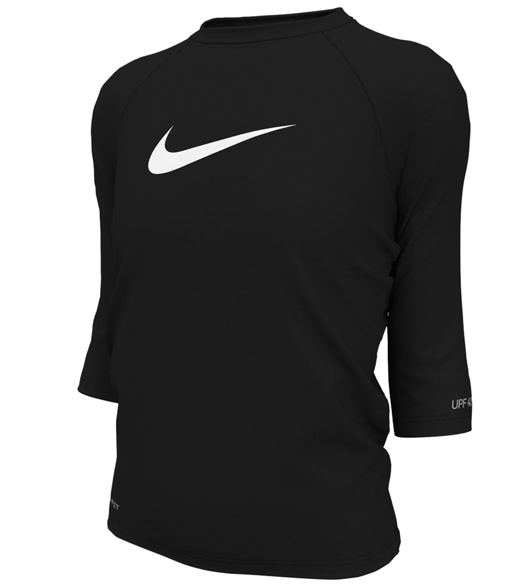 Nike Girls' Logo Short Sleeve Hydroguard (Big Kid)