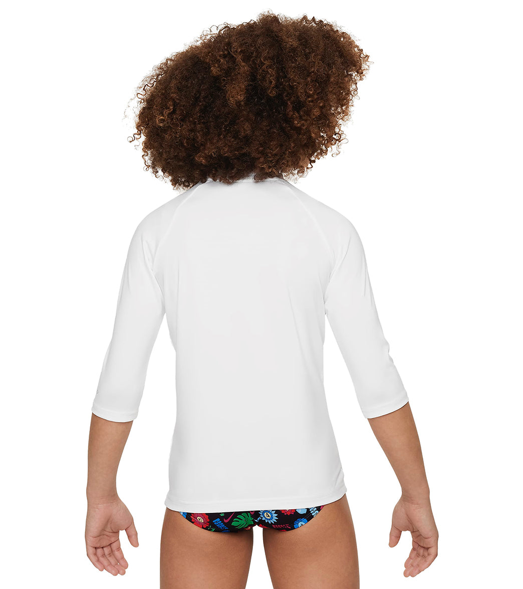 Nike Girls' Logo Short Sleeve Hydroguard (Big Kid)