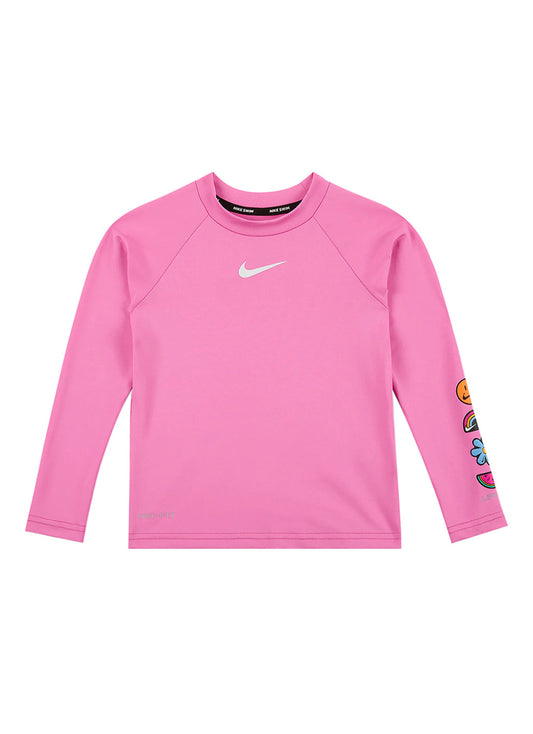 Nike Girls' Charms Long Sleeve Hydroguard (Little Kid)