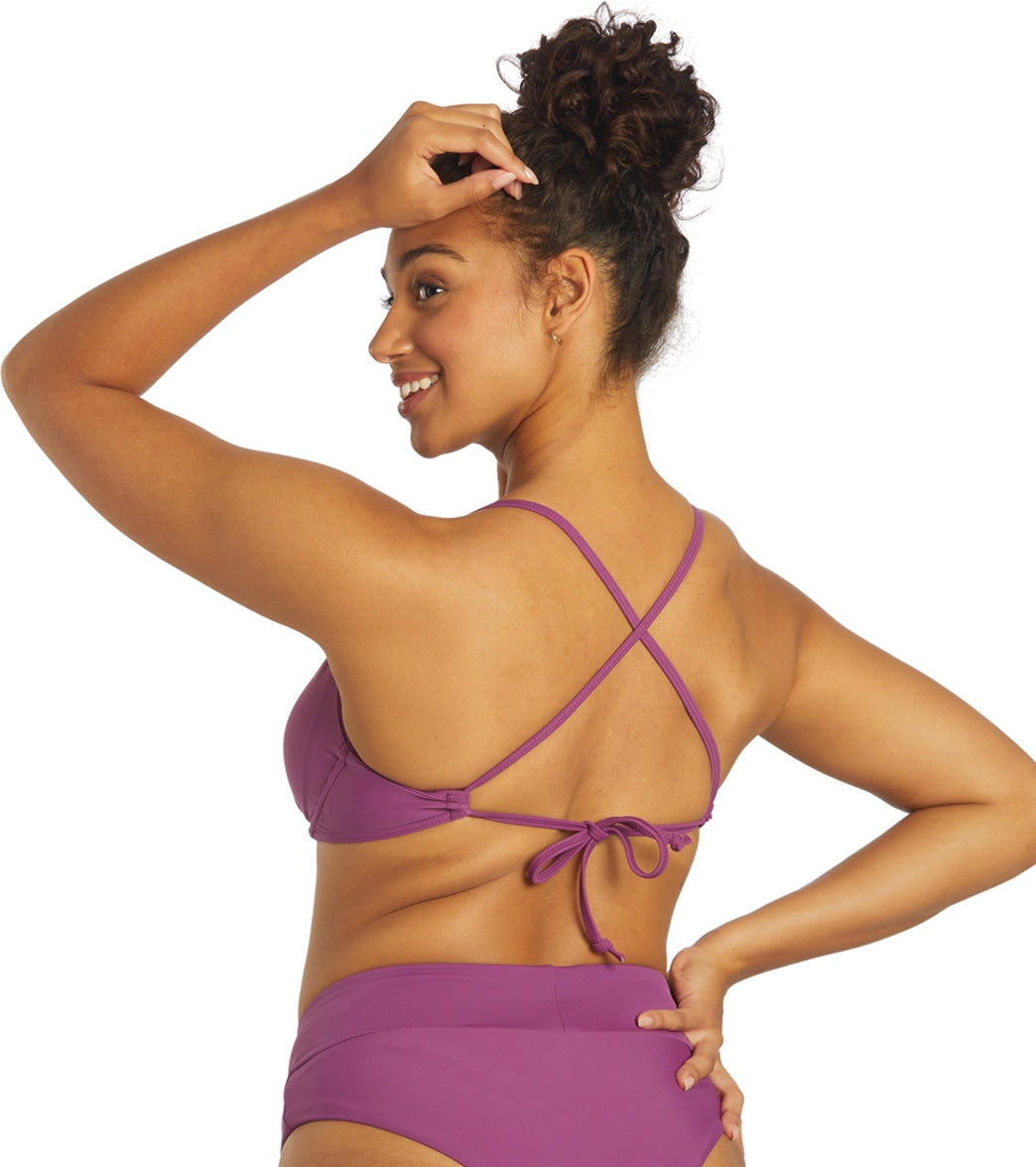 Sporti Solid Underwire Bikini Top (D/DD/E/F)