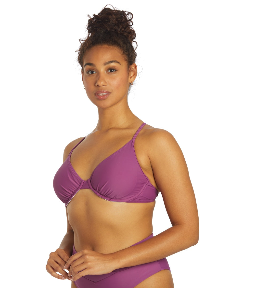 Sporti Solid Underwire Bikini Top (D/DD/E/F)