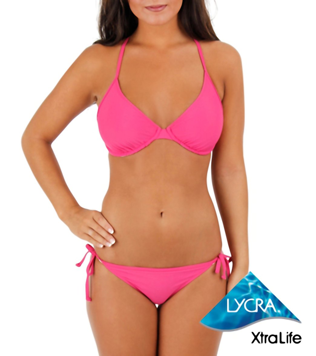 Sporti Solid Underwire Bikini Top (D/DD/E/F)