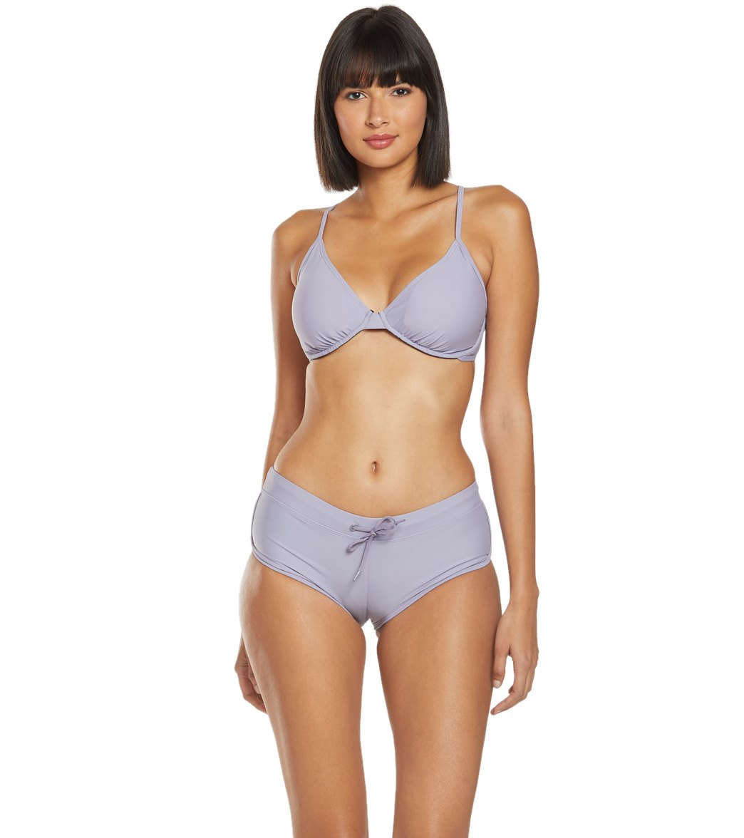 Sporti Solid Underwire Bikini Top (D/DD/E/F)