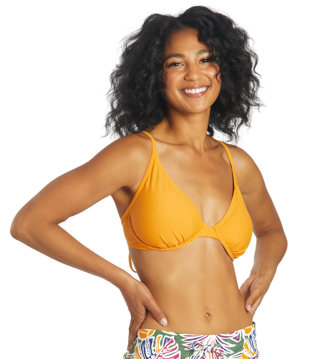 Sporti Solid Underwire Bikini Top (D/DD/E/F)