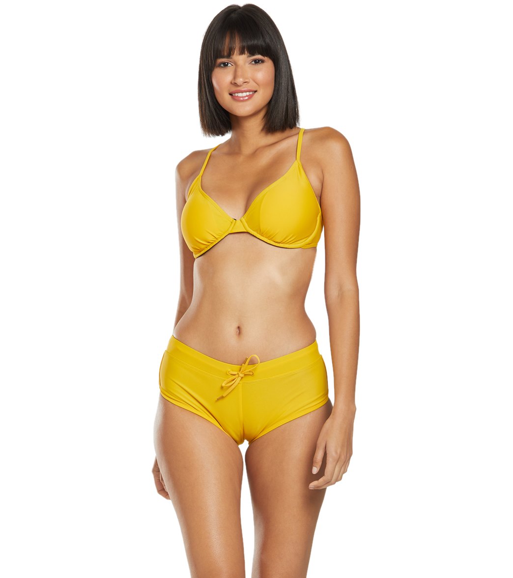 Sporti Solid Underwire Bikini Top (D/DD/E/F)